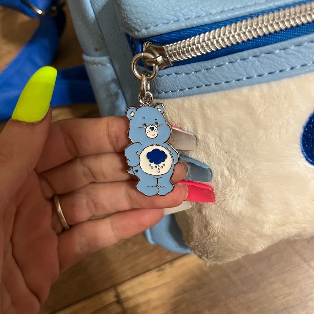 Loungefly grumpy bear and belle ( carebears & beauty and the beast